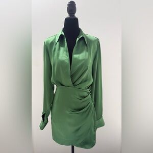 Zara Vibrant Green Dress
